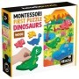 Headu - Montessori primul meu puzzle cu Dinozauri ce include 4 forme din lemn Headu - 1